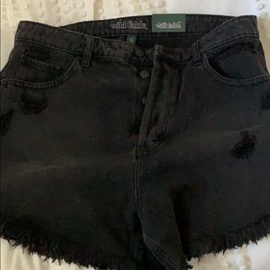 NWT Wild Fable black high waisted distressed